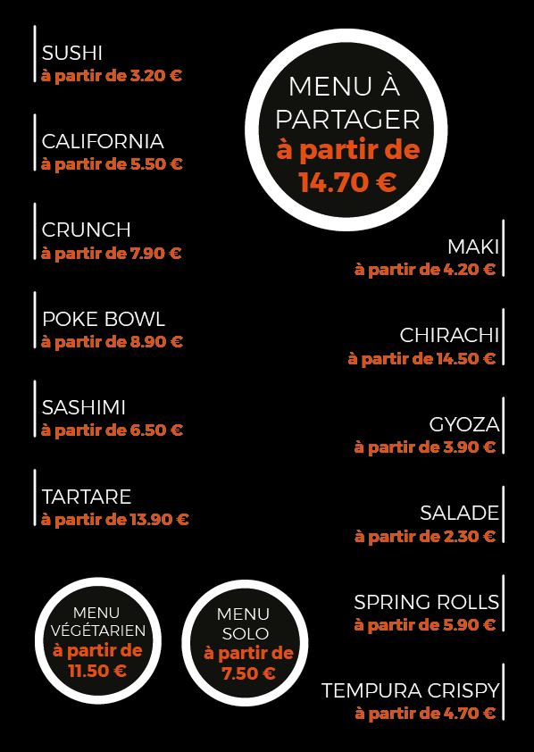 Saveur d'asie ( Sushi ) - Menu Image 1